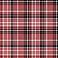 Seamless pattern in red, black and white colors for plaid, fabric, textile, clothes, tablecloth and other things. Vector image.