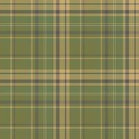Seamless pattern in swamp green, gray and beige colors for plaid, fabric, textile, clothes, tablecloth and other things. Vector image.