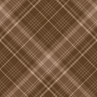 Seamless pattern in brown colors for plaid, fabric, textile, clothes, tablecloth and other things. Vector image. 2