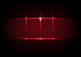 Abstract background neon light shiny effect digital technology red colors wallpaper design vector illustration