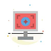 Brand Branding Design Print Abstract Flat Color Icon Template vector