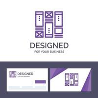 tarjeta de visita creativa y plantilla de logotipo estructura de alambre boceto ilustración de vector de idea de estructura alámbrica