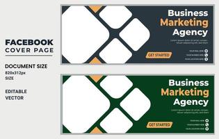 Corporate banner template design free, web banner design vector