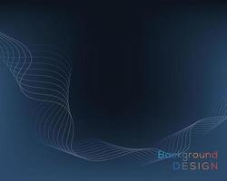 Blue Abstract Background line vector