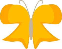 Orange spring butterfly, illustration, vector, on a white background. vector