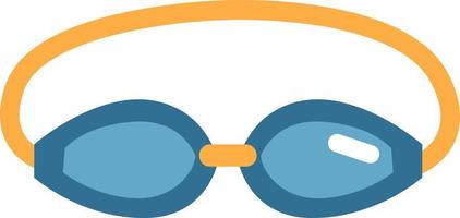 Swimming glasses, illustration, vector, on a white background. vector