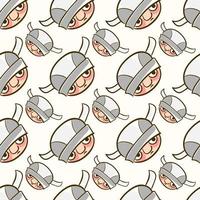 Viking pattern, seamless pattern on white background. vector