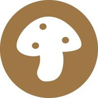 Amanita mushrooom, icon illustration, vector on white background