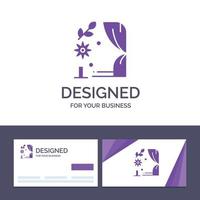 Creative Business Card and Logo template Arch Love Wedding Heart Vector Illustration