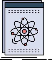 vector de icono de color plano de ciencia de plataforma de desarrollador de aplicaciones api