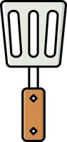 spatula vector illustration on a background.Premium quality symbols.vector icons for concept and graphic design.