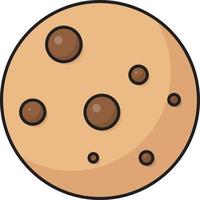 ilustración vectorial de cookies en un fondo. símbolos de calidad premium. iconos vectoriales para concepto y diseño gráfico. vector