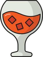 ilustración de vector de vino en un fondo. símbolos de calidad premium. iconos vectoriales para concepto y diseño gráfico.