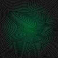 3D modern wave curve abstract presentation background. Lines layer background. Abstract decoration, pattern, green gradients, 3d vector illustration. Dark background