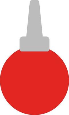 Hospital enema, illustration, vector, on a white background.