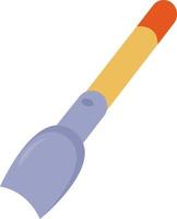 Small spade, illustration, vector on white background.