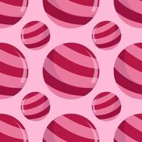 Candies pattern, illustration, vector on white background