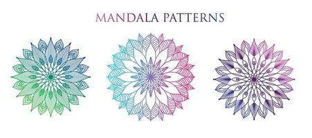 colorful mandala background, set mandala,Mandalas for coloring book. Decorative round ornaments. Anti-stress therapy patterns. Yoga logos, backgrounds for meditation.Oriental vector