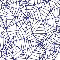 Fondo de pantalla de telaraña de halloween, dibujado a mano, fondo, impresión, arte. vector