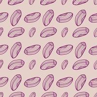 Peanuts pattern, illustration, vector on white background.