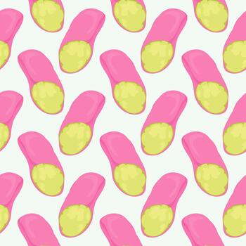 Pink cabbage roll,seamless pattern on white background. vector