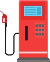 Petrol pump ,illustration, vector on white background.