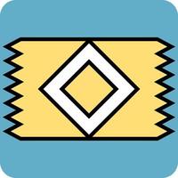 Yellow carpet, illustration, vector, on a white background. vector