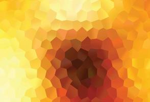 Light Yellow, Orange vector pattern with colorful hexagons.