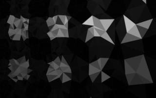 Dark Silver, Gray vector blurry triangle template.