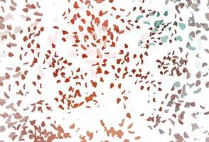 Light Red vector backdrop with abstract shapes.