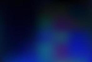 Dark BLUE vector blurred shine abstract template.