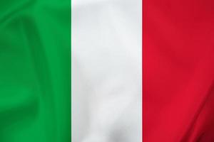símbolo oficial nacional de la bandera de italia, fondo de objeto de textura. foto