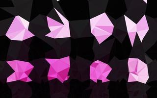 Light Pink vector blurry triangle pattern.