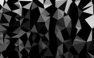 Dark Silver, Gray vector abstract polygonal layout.