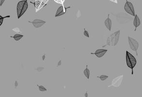 Light Silver, Gray vector doodle layout.