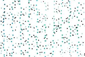 Light Blue, Green vector template with crystals, circles, squares.