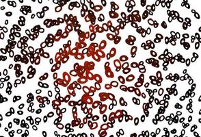 Dark Red vector texture with disks.