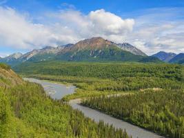 Alaskan mountains view photo