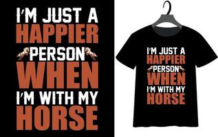 Best horses t-shirt design vector