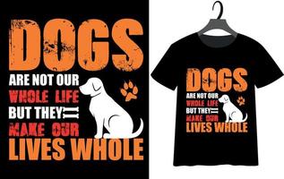 Best dog t shirt design for you vector