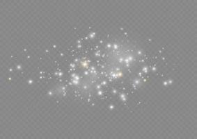 White sparks glitter special light effect. Vector sparkles. Christmas abstract dust. Sparkling magic dust particles effect. Sparkling texture. Stardust sparks