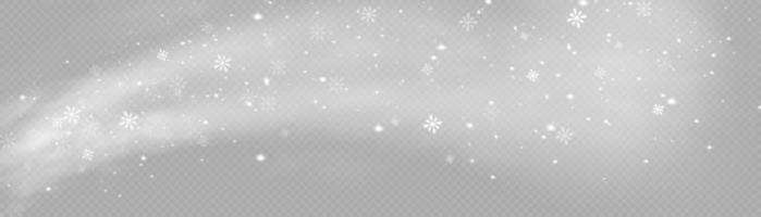 Snow and wind. White gradient decorative element.vector illustration. winter and snow with fog. wind and fog. vector