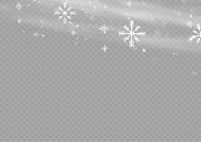 nieve y viento. elemento decorativo degradado blanco.ilustración vectorial. invierno y nieve con niebla. viento y niebla. vector