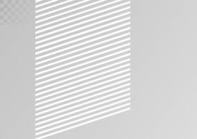 Window and blinds shadow. Realistic light effect of shadows and natural lighting. Vector illustration