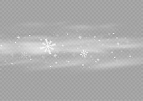 Snow and wind. White gradient decorative element.vector illustration. winter and snow with fog. wind and fog. vector