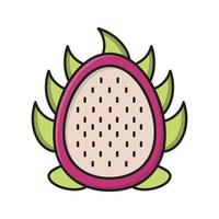 passion fruit vector illustration on a background.Premium quality symbols.vector icons for concept and graphic design.