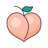 peach vector illustration on a background.Premium quality symbols.vector icons for concept and graphic design.