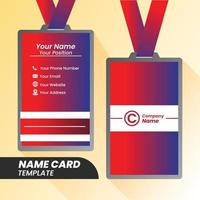 Corporate Name cards templates. Modern Name cards. Name card layout. vector