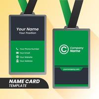 Corporate Name cards templates. Modern Name cards. Name card layout. vector