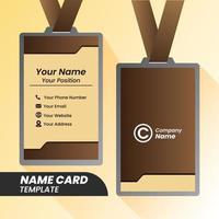 Vector Modern Creative and Clean Name Card Template